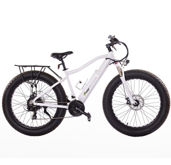 Beautiful White Maverick ePower Bicycle